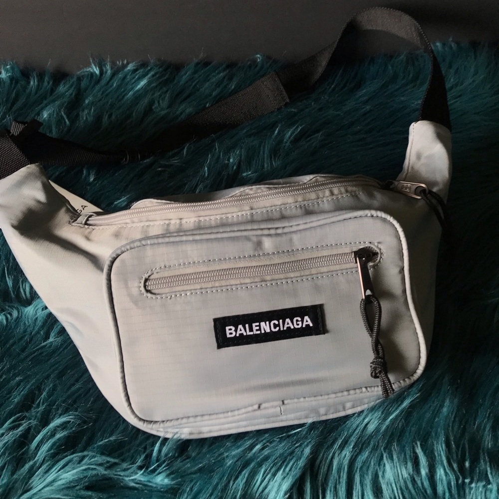 Balenciaga Waist Bag Grey